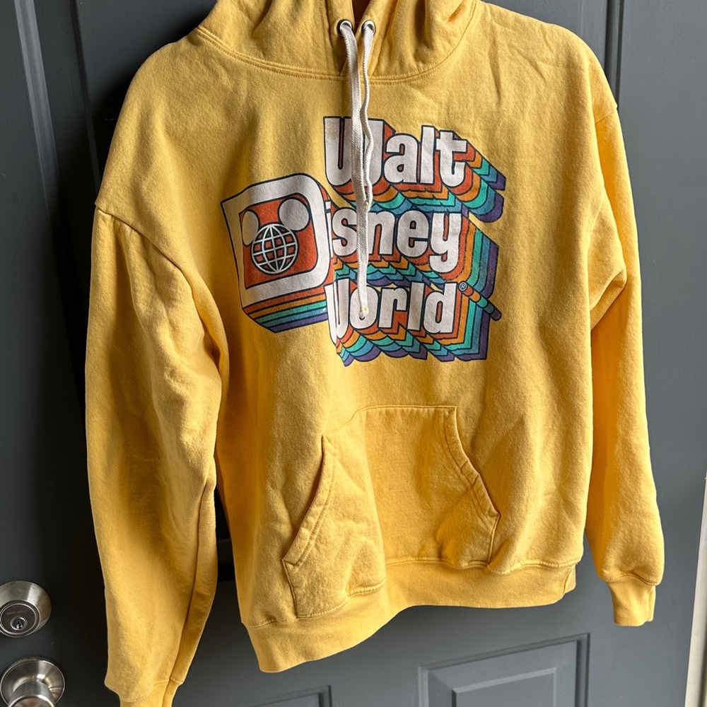 Disney World Yellow Hoodie